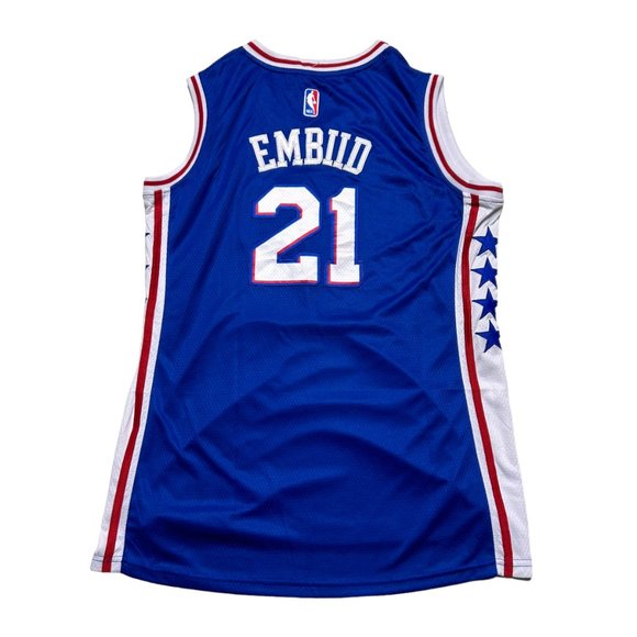 Nike Philadelphia 76ers Joel Embiid Dri-FIT Swingman Jersey Mens Large NBA - Picture 3 of 9